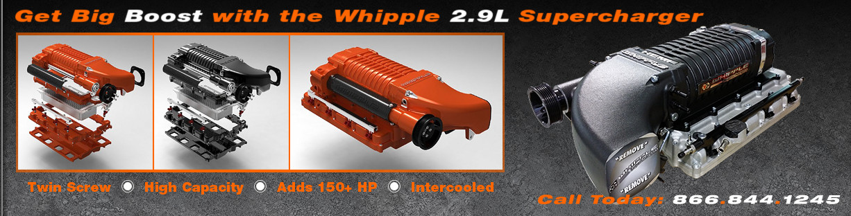 Arrington Performance features the WHIPPLE 2.9L Supercharger